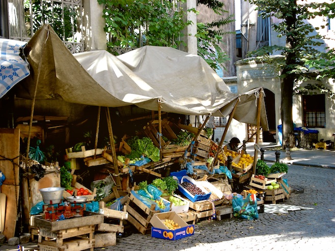 Istanbul Fruit Stand